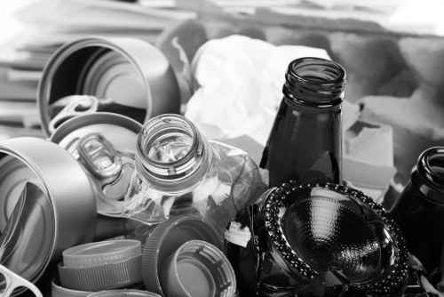 Harrow grab lorry service in action