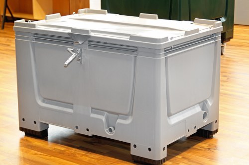 Workers wearing PPE performing a safe loading operation